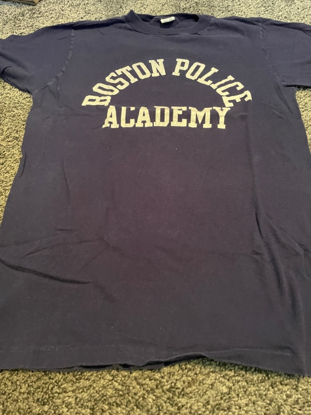 Boston Police Academy Navy Graphic Tee